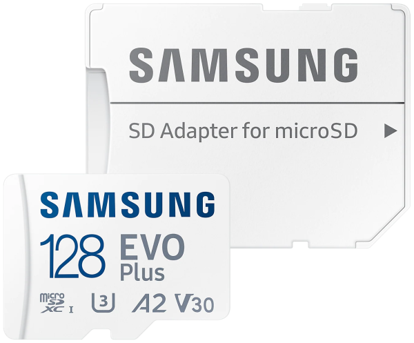 Купить Карта памяти Samsung EVO Plus microSDXC, SD adapter, 128 ГБ (MB-MC128KA/EU)
